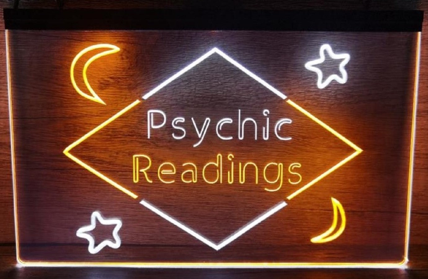 Psychic Readings Tarot Led Neon Sign Dual Color Psychic Tarot Shop Decor