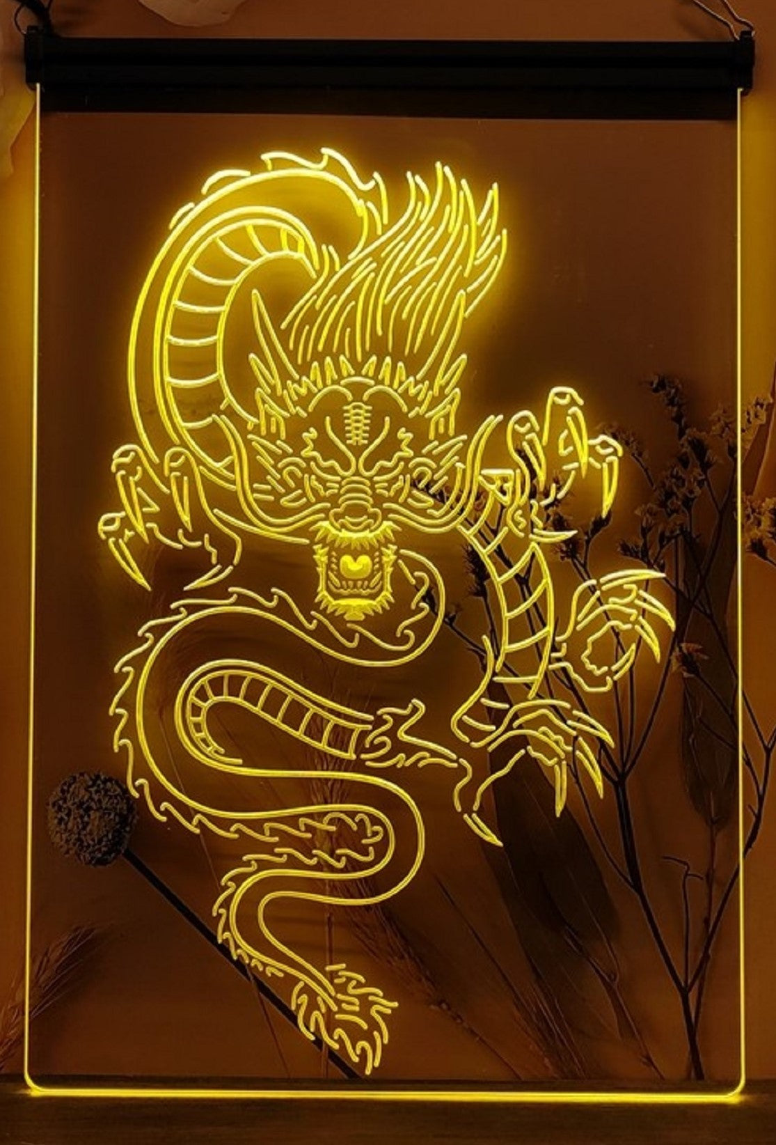 Chinese Dragon Led Neon Sign Wall Hanging Or Desktop Decor