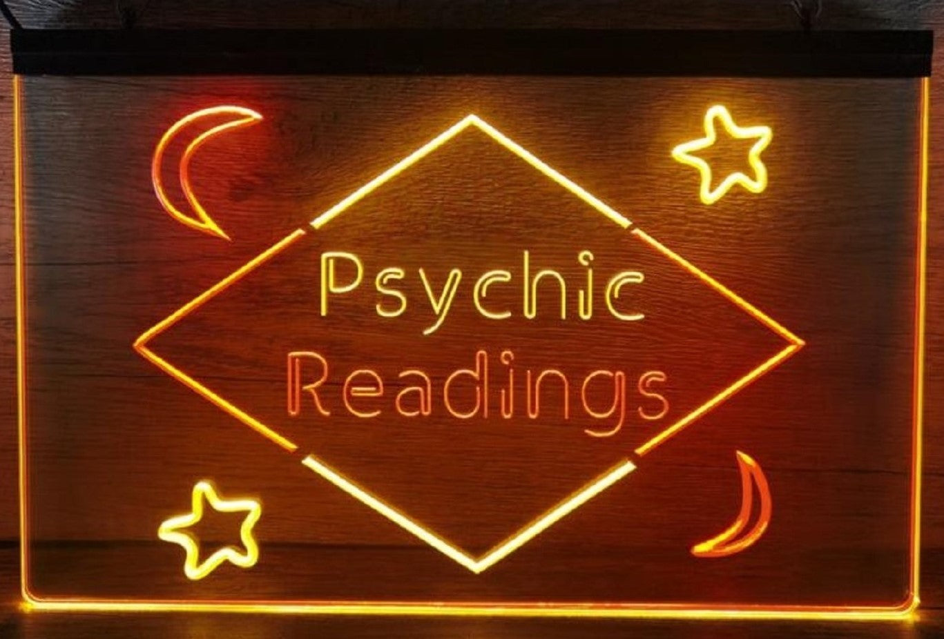 Psychic Readings Tarot Led Neon Sign Dual Color Psychic Tarot Shop Decor