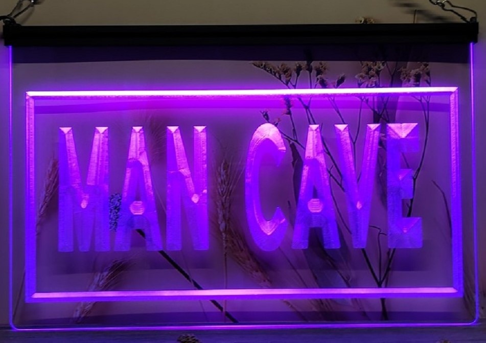 Man Cave Led Neon Sign Home Man Cave Wall Or Desktop Decor