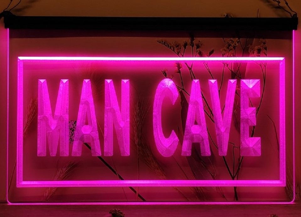 Man Cave Led Neon Sign Home Man Cave Wall Or Desktop Decor