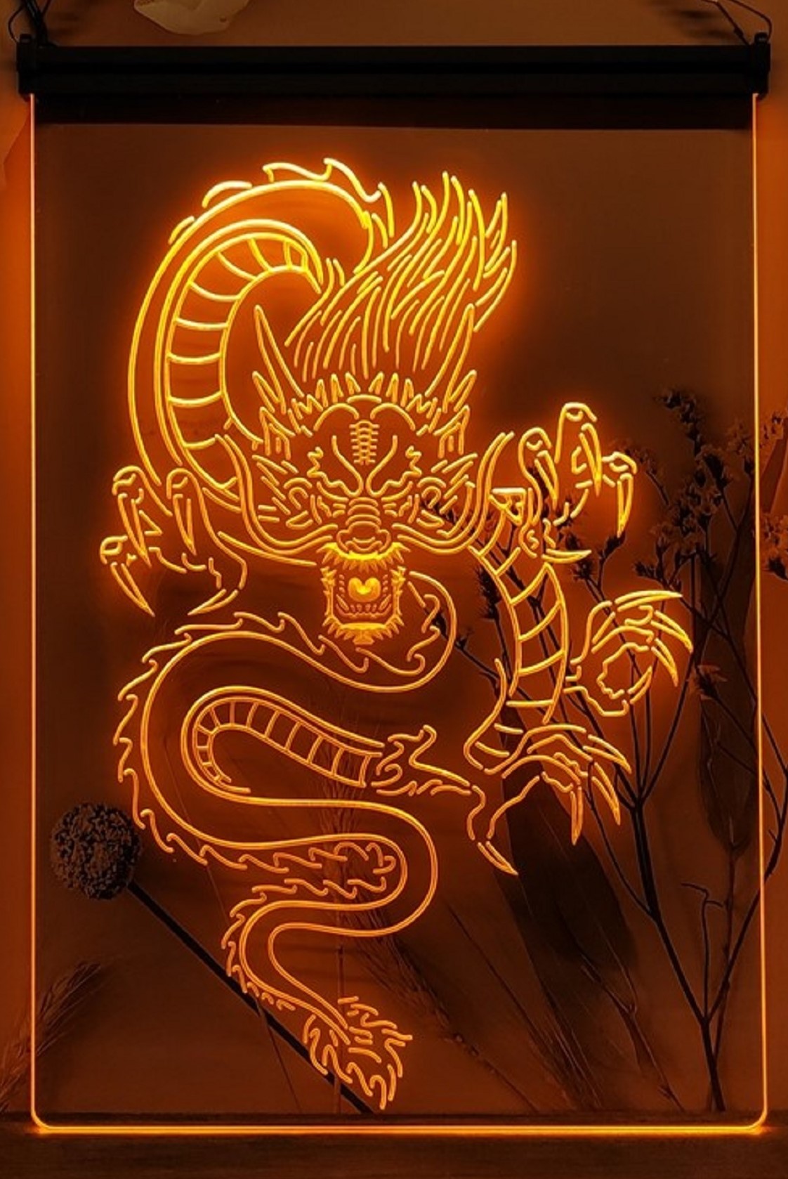 Chinese Dragon Led Neon Sign Wall Hanging Or Desktop Decor