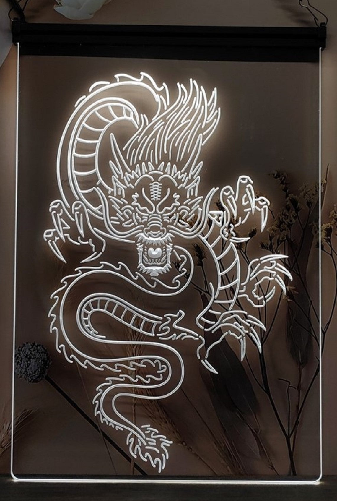 Chinese Dragon Led Neon Sign Wall Hanging Or Desktop Decor