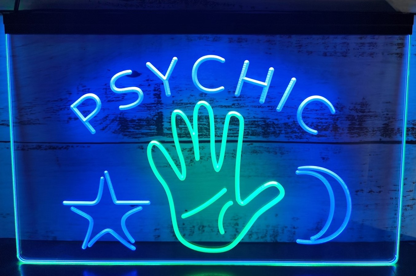 Psychic Tarot Led Neon Sign Dual Color Psychic Tarot Shop Decor