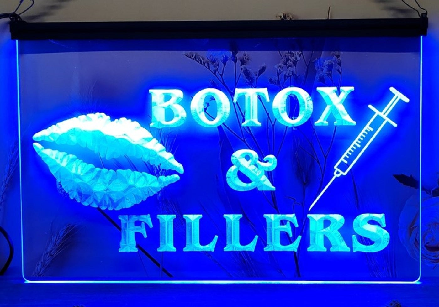 Botox & Fillers Led Neon Sign Cosmetic Clinic Beauty Salon Decor