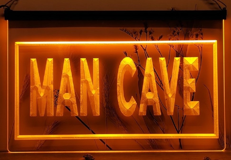 Man Cave Led Neon Sign Home Man Cave Wall Or Desktop Decor