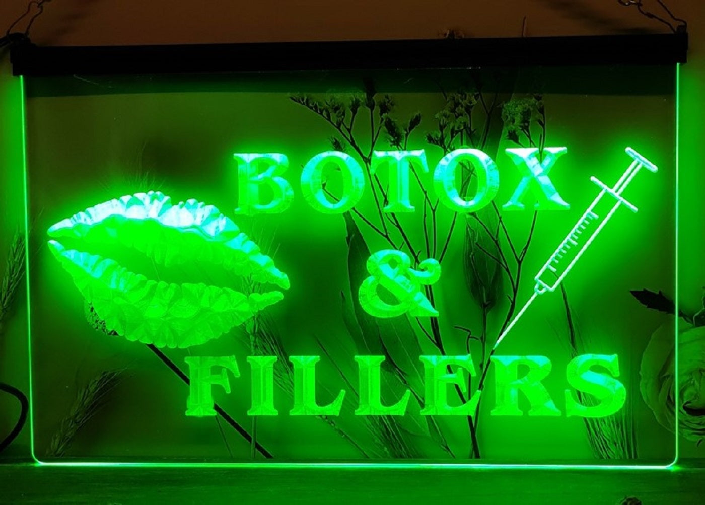 Botox & Fillers Led Neon Sign Cosmetic Clinic Beauty Salon Decor