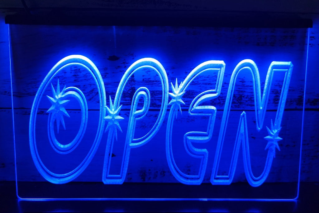 Open Led Neon Sign Store Shop Coffee Shop Restaurant Decor
