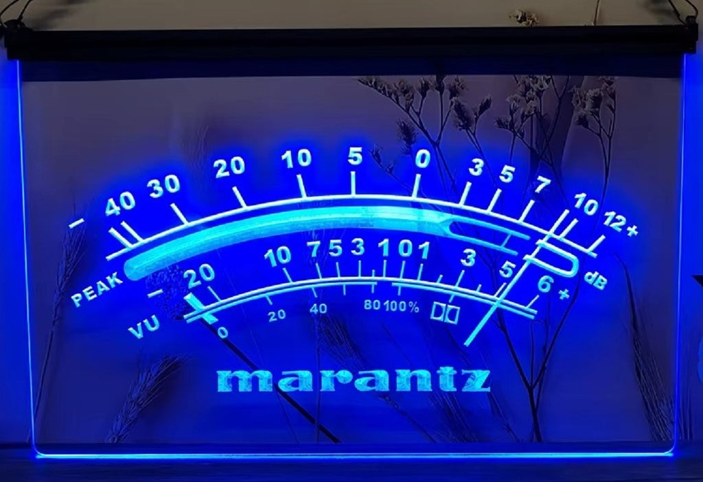 Marantz Peak VU dB Led Neon Sign Home Music Room Audio Studio Decor