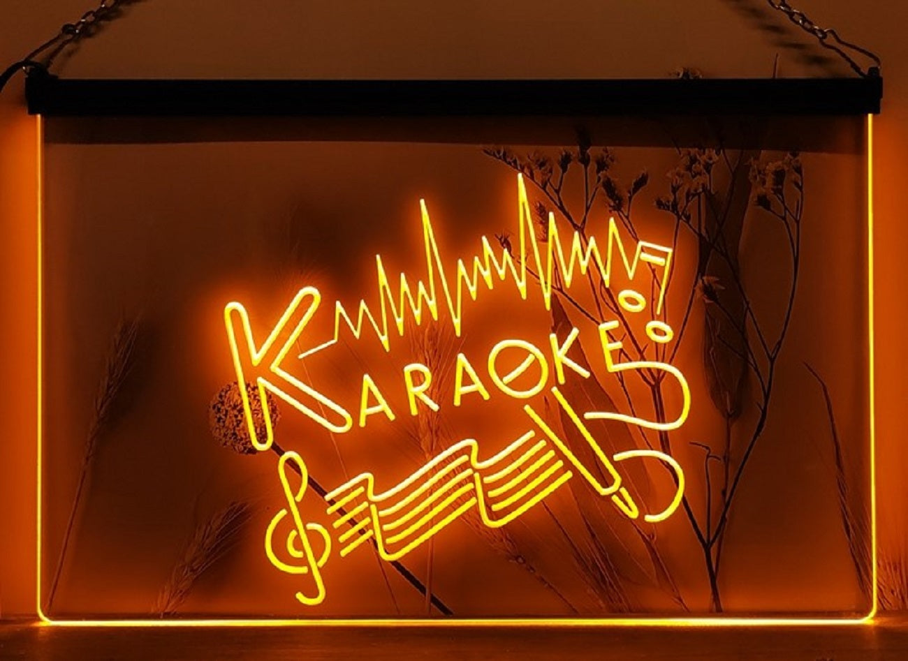 Karaoke Music Led Neon Sign Home Music Room Studio Music Shop Decor