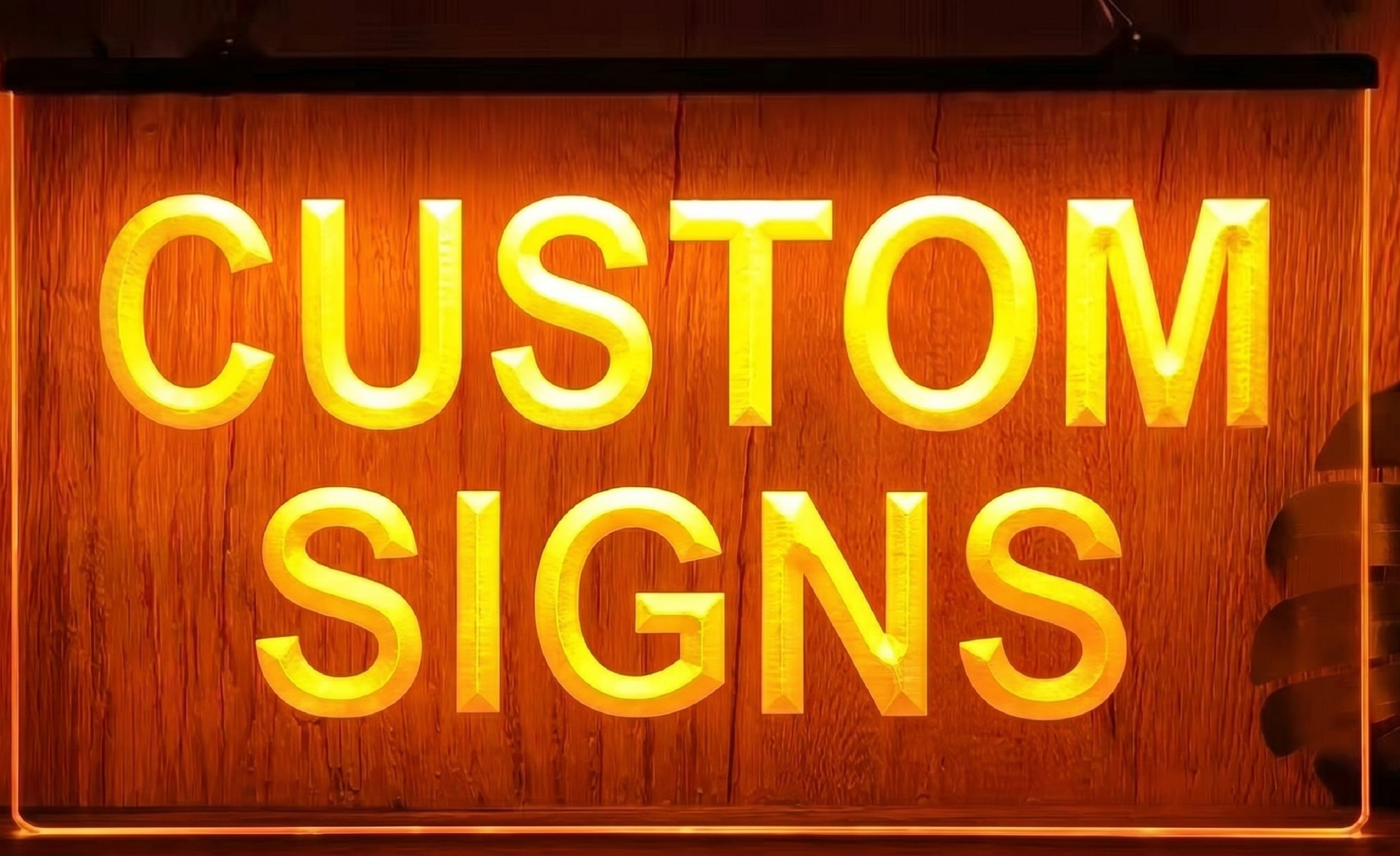 Custom Text Logo Led Neon Sign Wall Hanging Or Desktop Decor