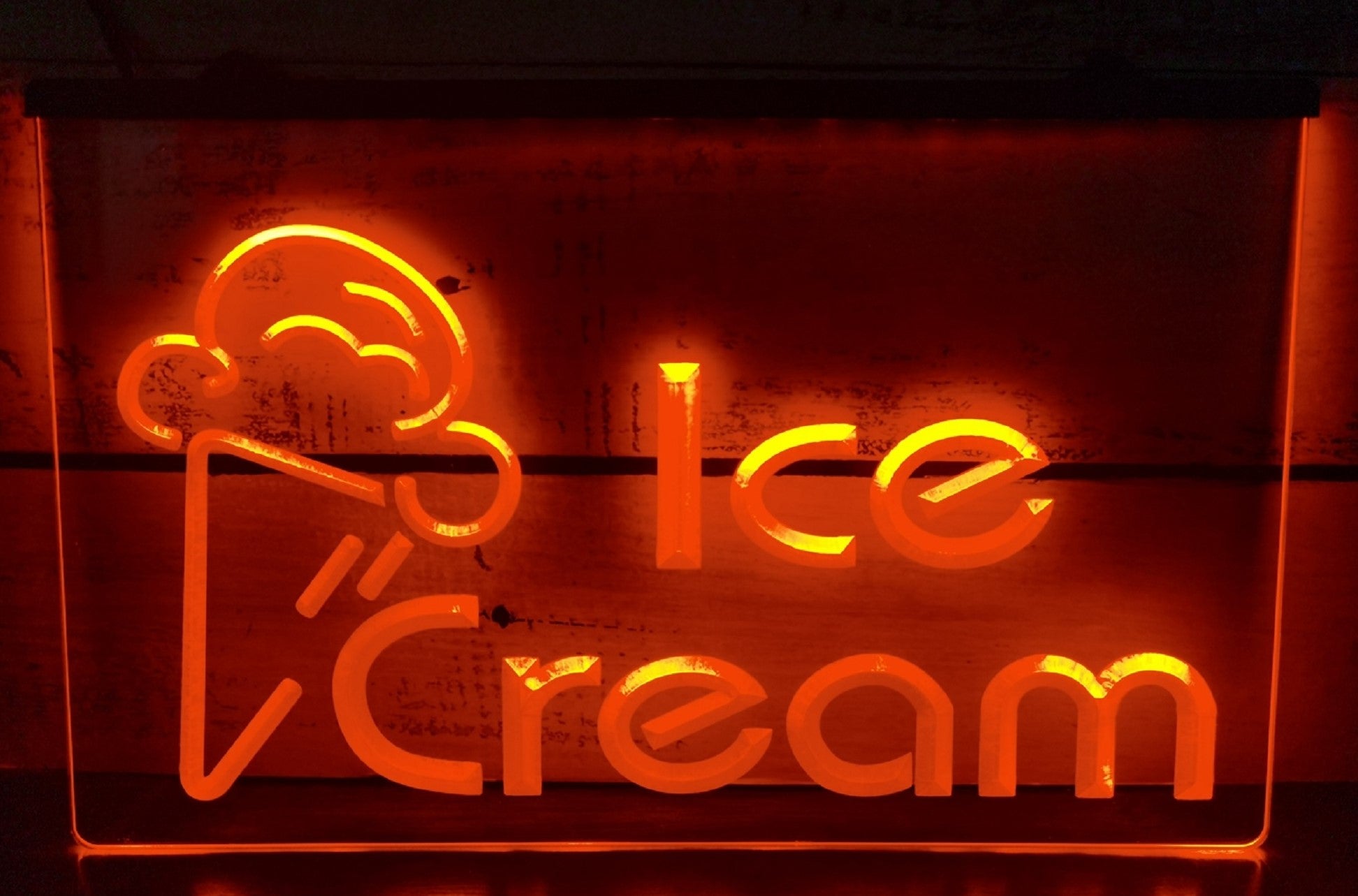 Ice Cream Led Neon Sign Ice Cream Smoothie Slushie Store Decor