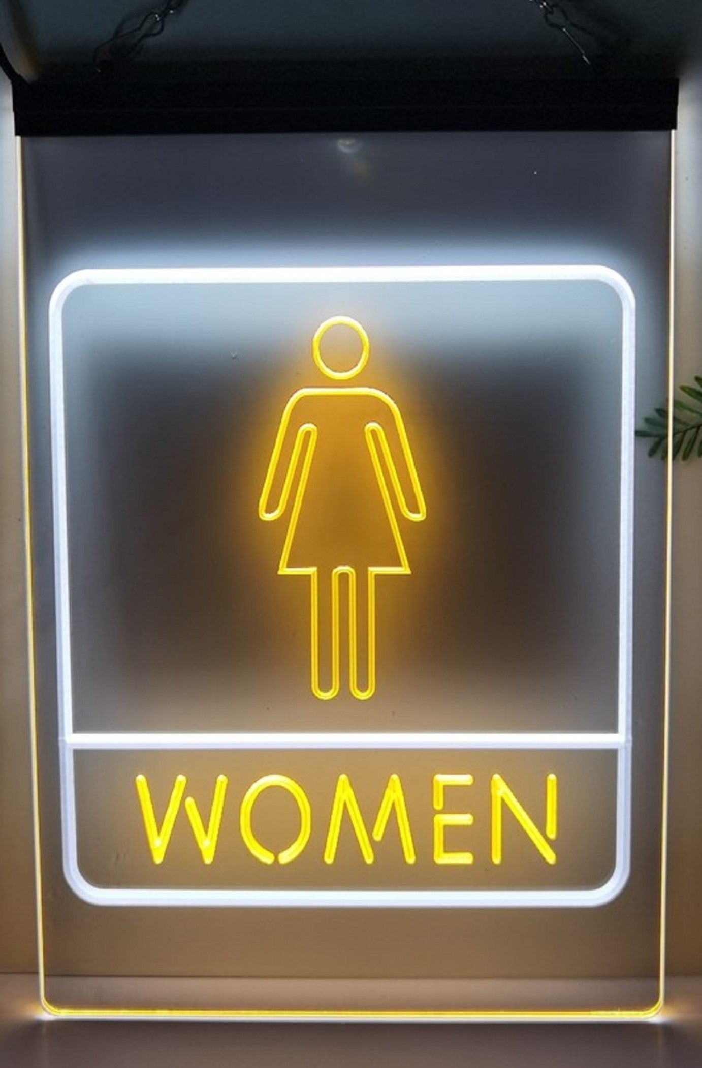 Women Restroom Led Neon Sign Dual Color Store Restaurant Coffee Shop Office Decor