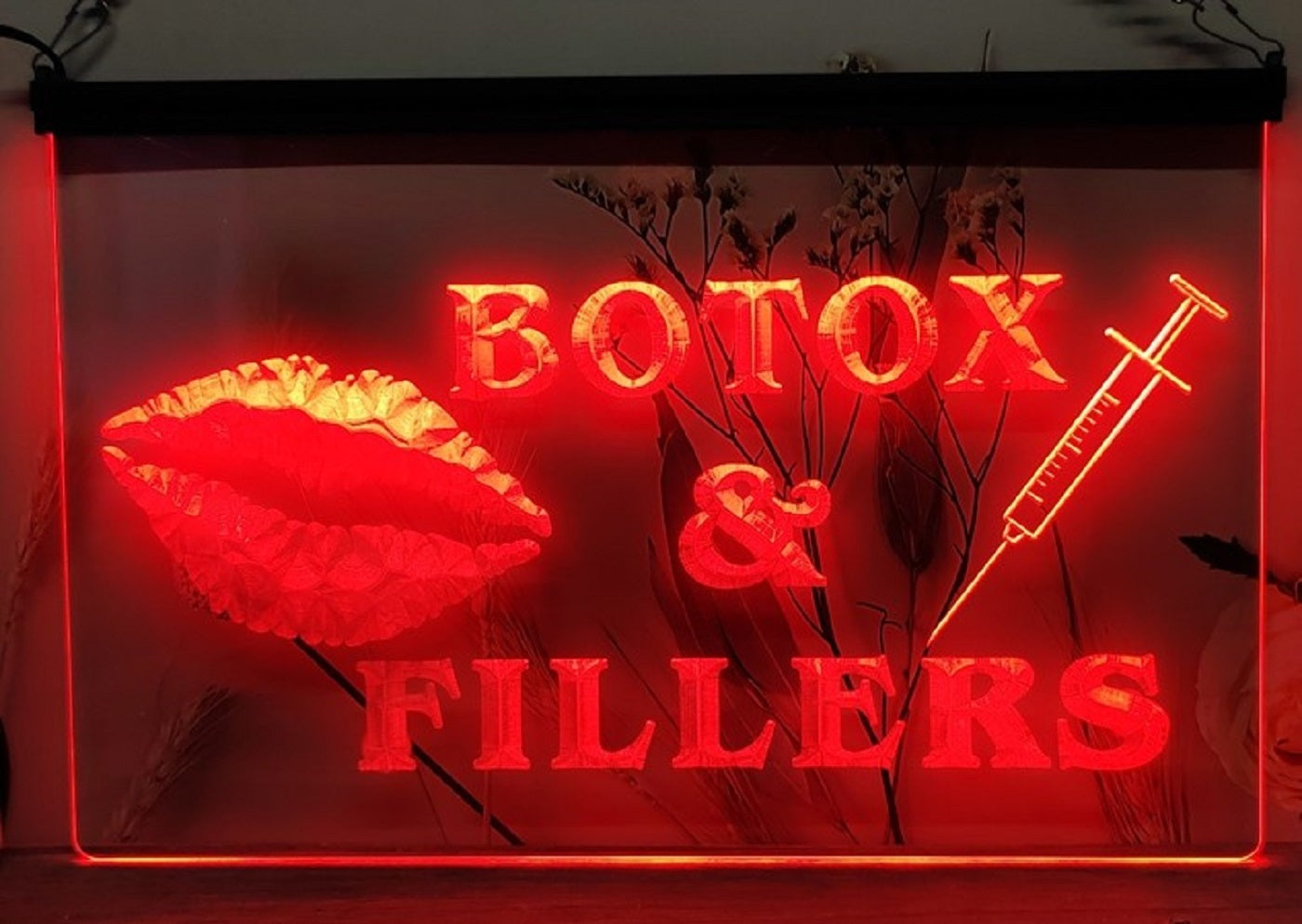 Botox & Fillers Led Neon Sign Cosmetic Clinic Beauty Salon Decor