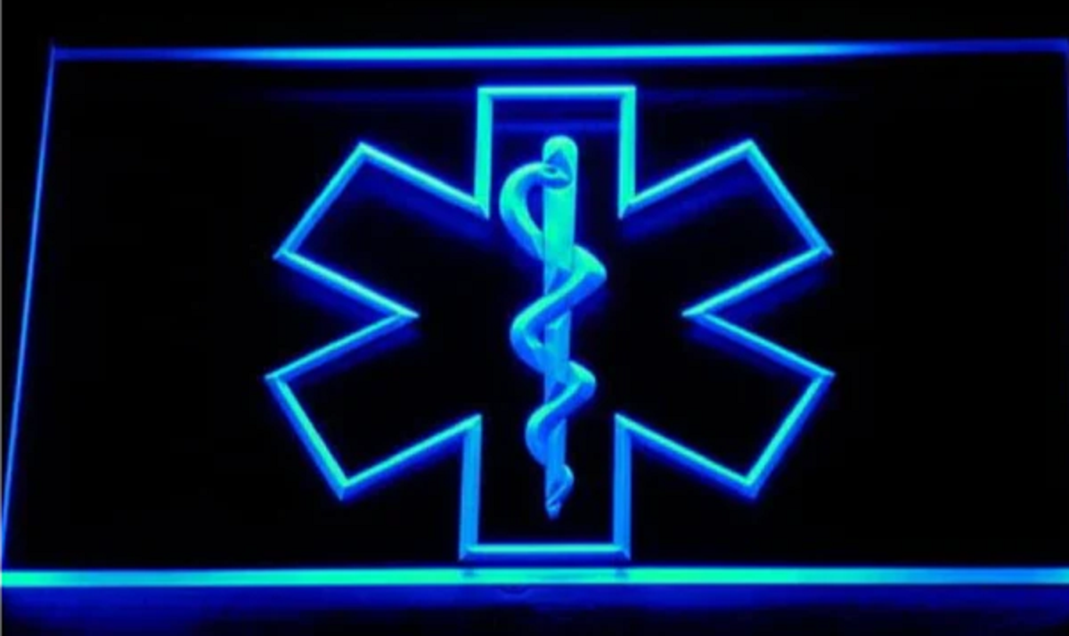 EMS Emergency Medical Services Led Neon Sign Wall Or Desktop Decor