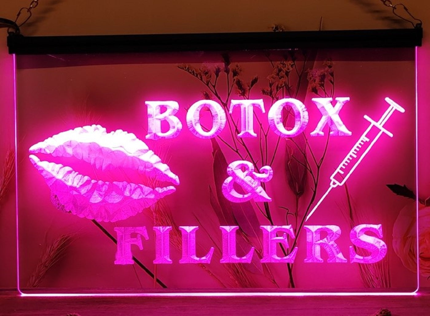 Botox & Fillers Led Neon Sign Cosmetic Clinic Beauty Salon Decor