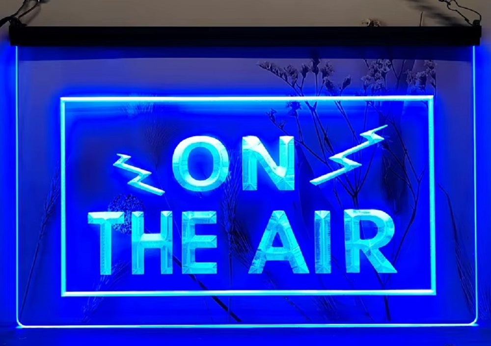 On The Air Led Neon Sign Home Studio Room Audio Studio Decor