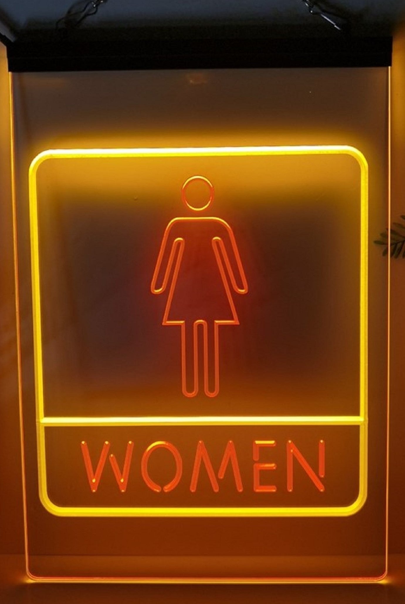 Women Restroom Led Neon Sign Dual Color Store Restaurant Coffee Shop Office Decor