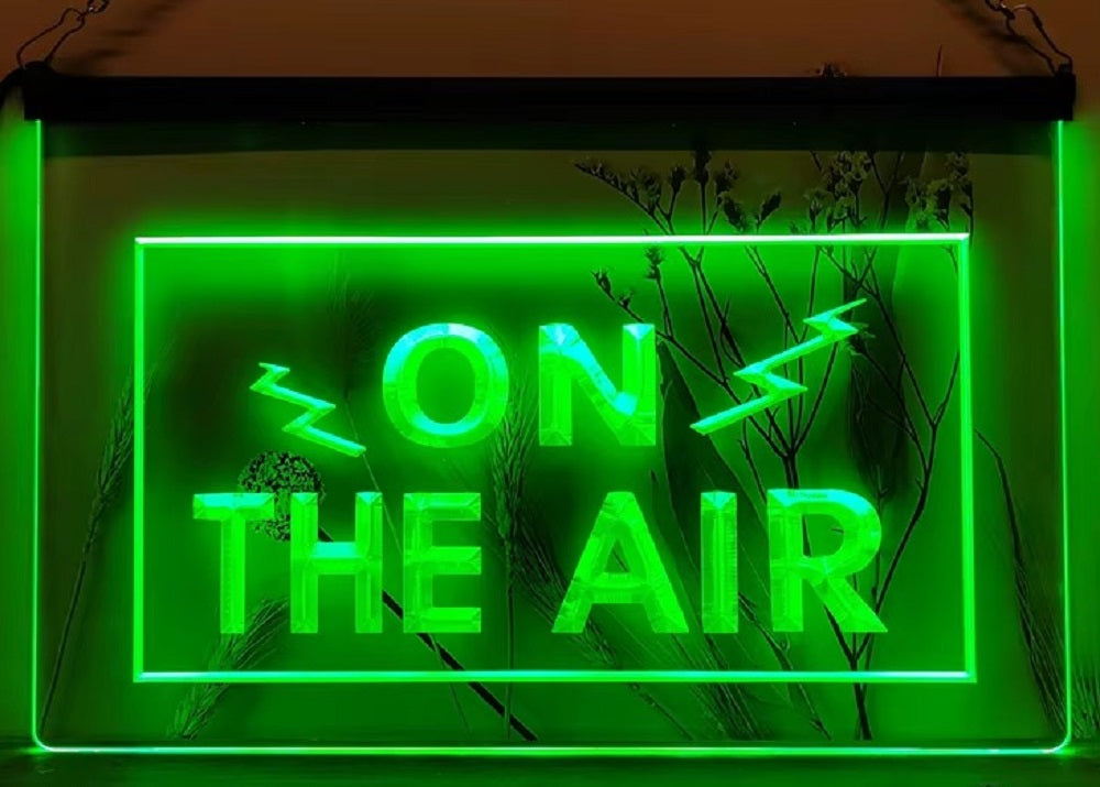 On The Air Led Neon Sign Home Studio Room Audio Studio Decor