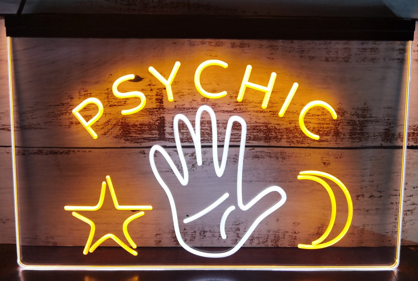 Psychic Tarot Led Neon Sign Dual Color Psychic Tarot Shop Decor