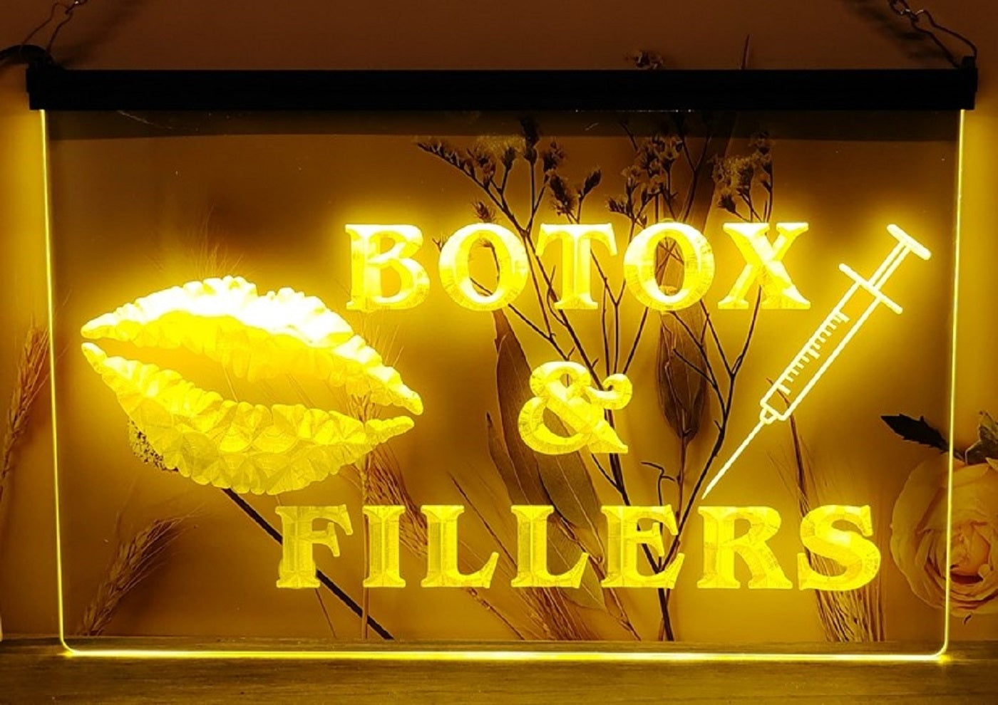 Botox & Fillers Led Neon Sign Cosmetic Clinic Beauty Salon Decor