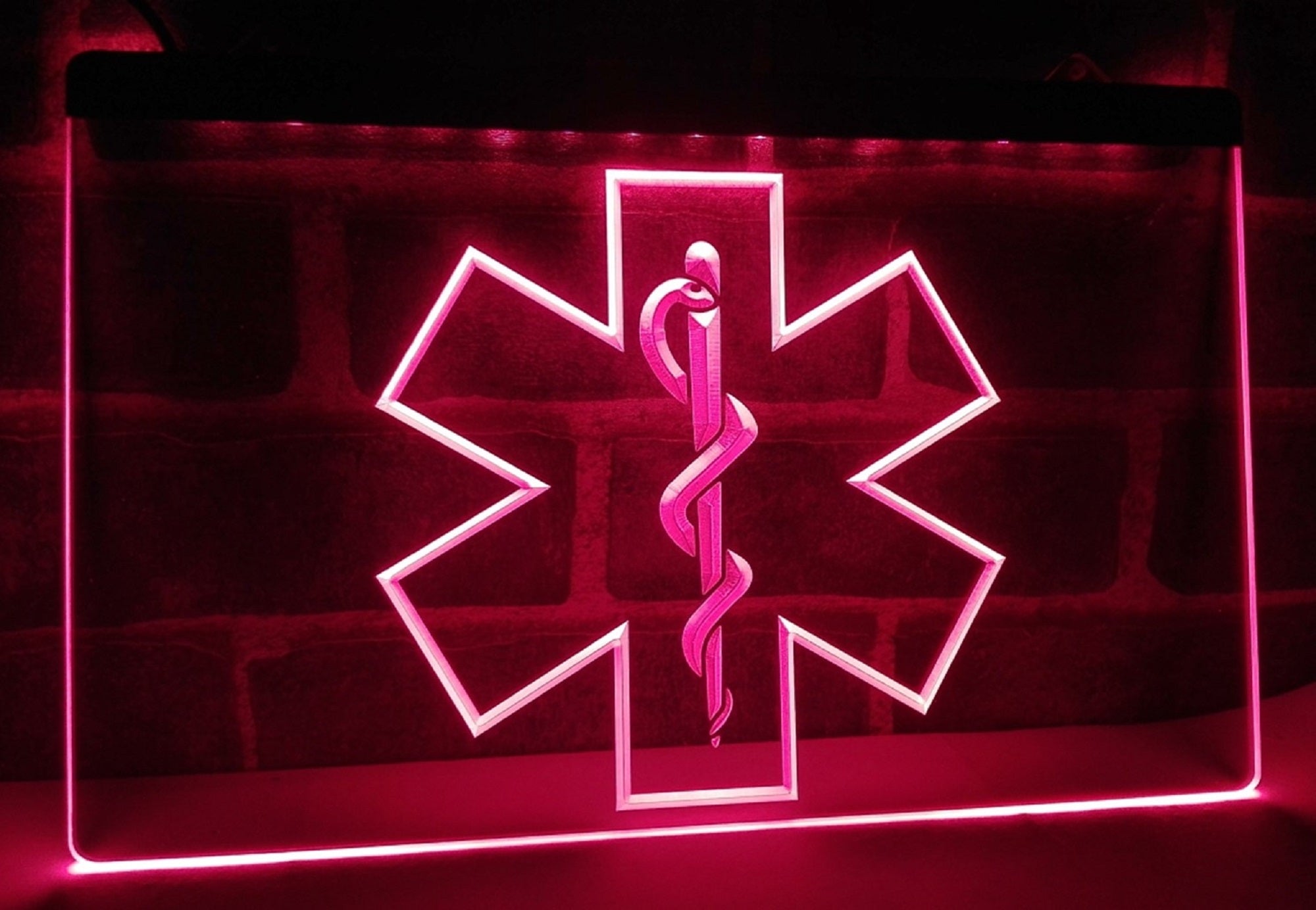 EMS Emergency Medical Services Led Neon Sign Wall Or Desktop Decor