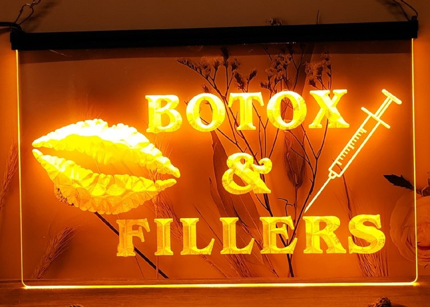Botox & Fillers Led Neon Sign Cosmetic Clinic Beauty Salon Decor