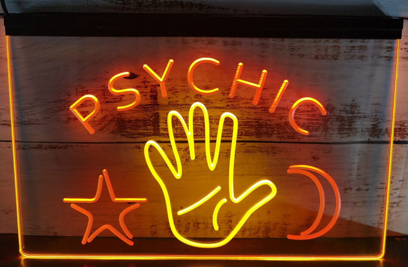 Psychic Tarot Led Neon Sign Dual Color Psychic Tarot Shop Decor
