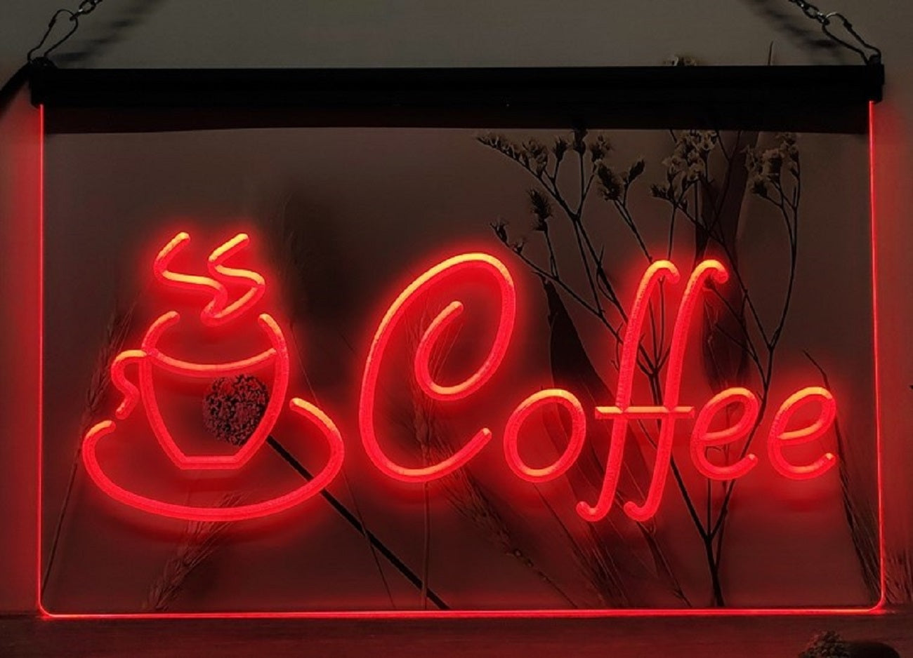 Coffee Coffee Cup Led Neon Sign Coffee Shop Home Kitchen Decor