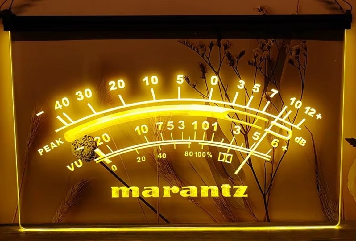 Marantz Peak VU dB Led Neon Sign Home Music Room Audio Studio Decor