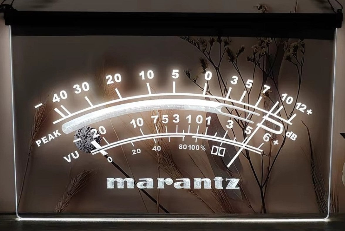 Marantz Peak VU dB Led Neon Sign Home Music Room Audio Studio Decor