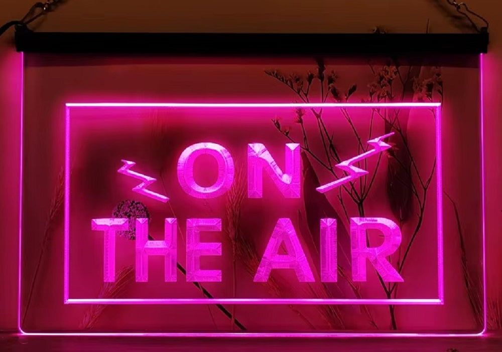 On The Air Led Neon Sign Home Studio Room Audio Studio Decor