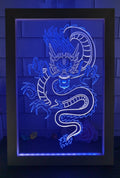 Chinese Dragon Led Neon Sign Framed Wall Hanging Or Desktop Decor