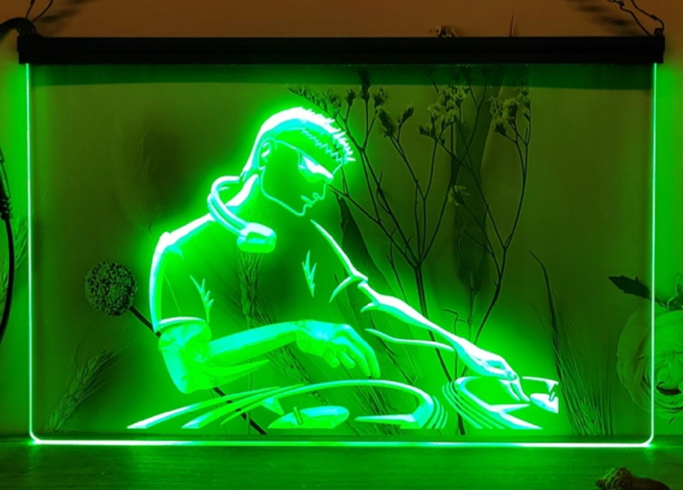 DJ Disc Jockey Led Neon Sign Home Music Room Studio Night Club Music Shop Decor