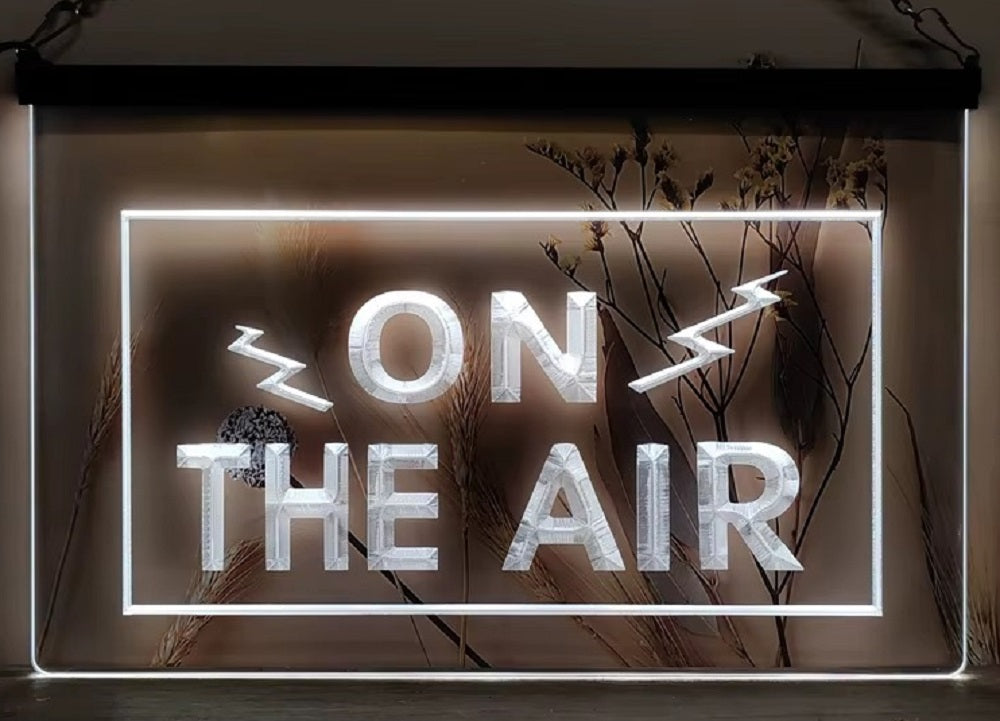 On The Air Led Neon Sign Home Studio Room Audio Studio Decor