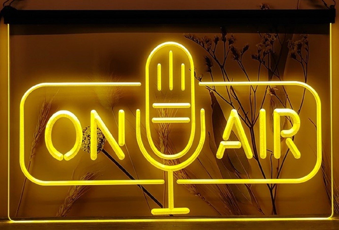 On Air Speaker Led Neon Sign Home Studio Room Audio Recording Studio Decor