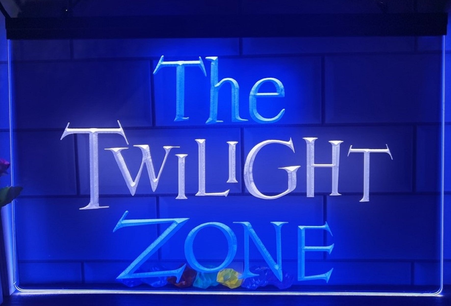 The Twilight Zone Led Neon Sign Dual Color Studio Cinema Theatre Home Movie Room Decor